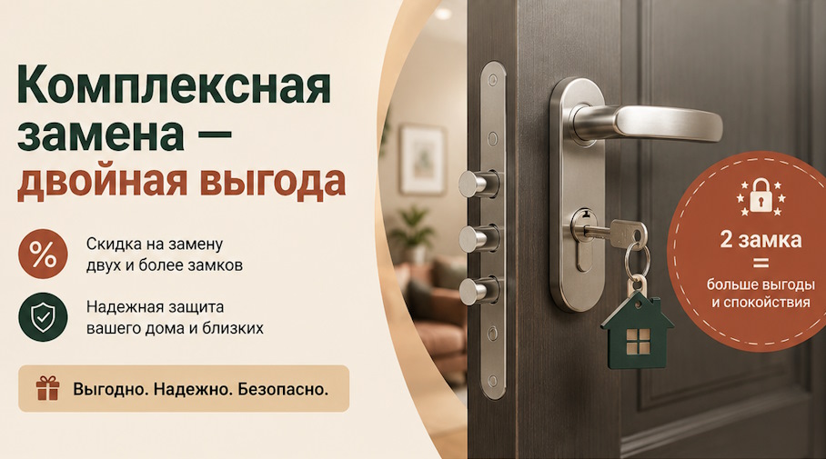 Акция! Комплексная замена — двойная выгода
